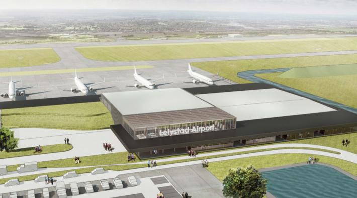 Transavia voorlopig met zo’n 20 vluchten per dag enige gebruiker van Lelystad Airport