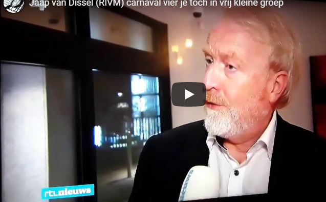 Directeur  Centrum Infectieziektebestrijding  van RIVM “carnaval vier je meestal toch in een vrij kleine groep”