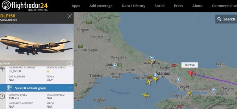 Extreme rare visit of Iran Air Force Boeing 747 to Europe