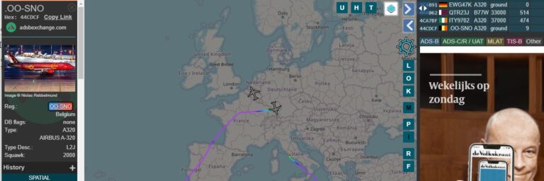 This is how you can view all your favourite aircraft in a single ADSBexchange window