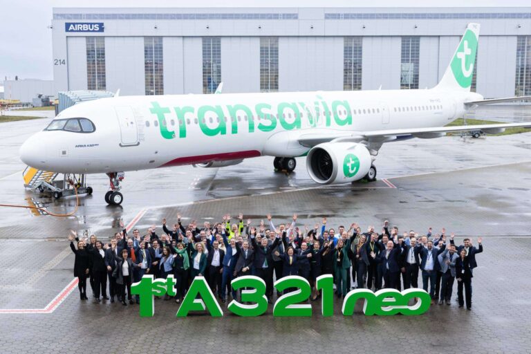 Geluidsvermindering van Transavia A321neo ten opzichte van de Boeing 737-800 is  beperkt hoorbaar, vooral in de start