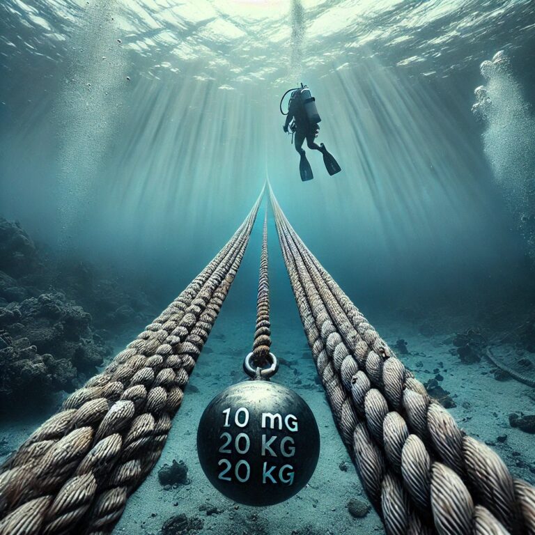 Nord Stream: Zonder ankerlijn kunnen duikers naar 80 meter diepte duiken