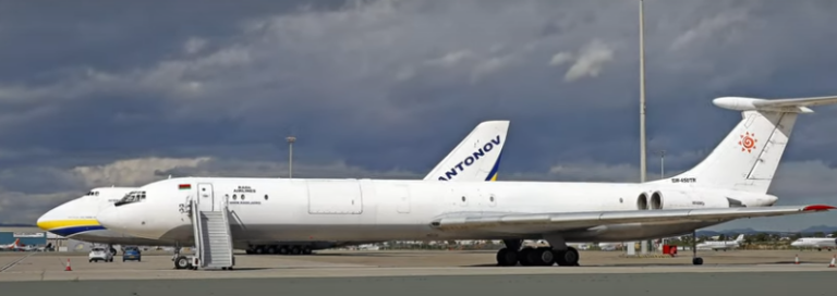 Rada Airlines IL-62 EW-450TR flies multiple flights out of Mombasa