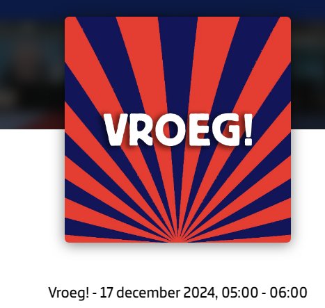 Fouten van Yteke. In radioprogramma Vroeg zegt De Jong enorm veel onzin