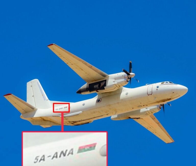 Haftar has a new cargo aircraft. This time an Antonov 26 5A-ANA