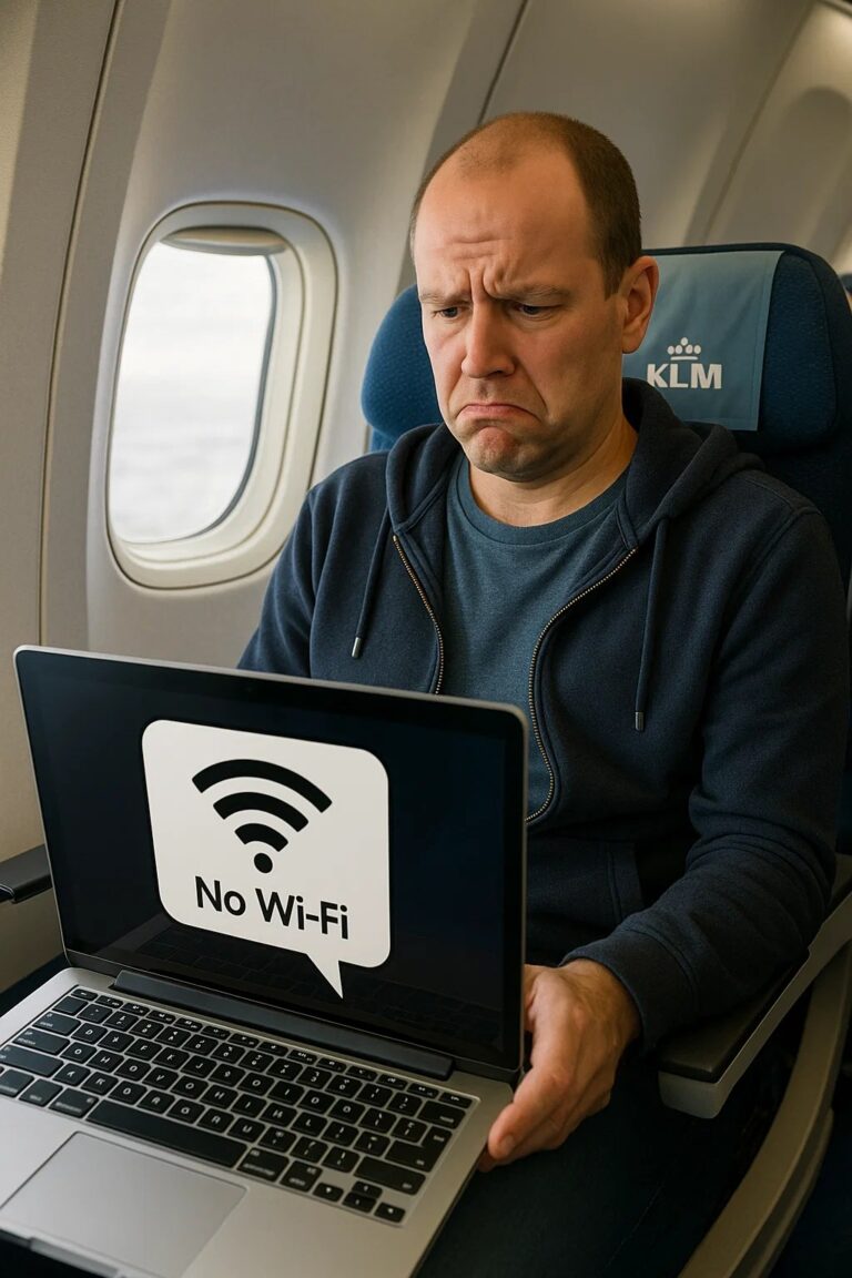 How to Request a Refund When In-Flight Wi-Fi Doesn’t Work on KLM