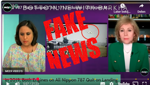 Lawyer Mary Schiavo tells a lot of nonsense on Air India Boeing 787 crash