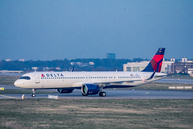 update: Delta has brand-new Airbus A321neo delivered via Schiphol to avoid import tariffs