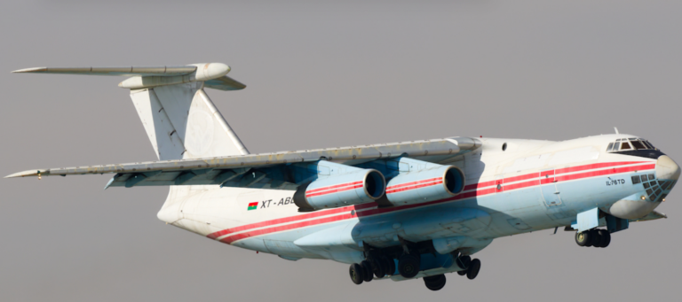Identifying notorious IL76, IL18 and Antonov 12 aircraft used by dodgy airlines