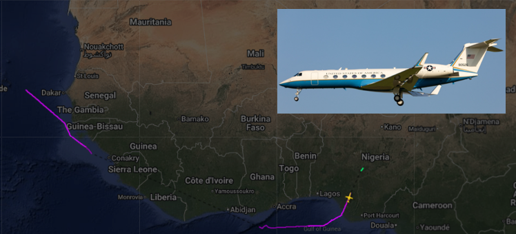 ADS-B Reveals Series of Uncommon Military Movements Across West Africa