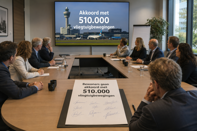 Van 510.000 naar 478.000 vluchten: hoe omwonenden ooit instemden met groei van Schiphol tot 510.000 vliegtuigbewegingen