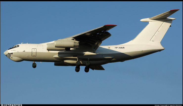 “New”  Lesotho-Registered Il-76 , 7P-HAR , Appears at South African Air Force Base