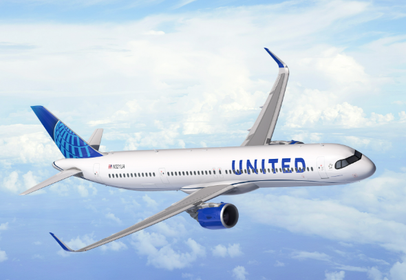 Schiphol wordt iets stiller door de inzet van United Airbus A321XLR